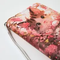 Кошелёк детский Выбражулька &laquo;Кот в цветочках&raquo;, на молнии, разноцветный