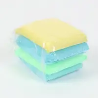 Губки для посуды Доляна, 5 шт., для деликатной уборки, 12&times;8.5&times;1 см, МИКС