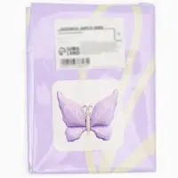 Воздушный шар фольгированный 37 "Нежная бабочка" сиреневый сатин