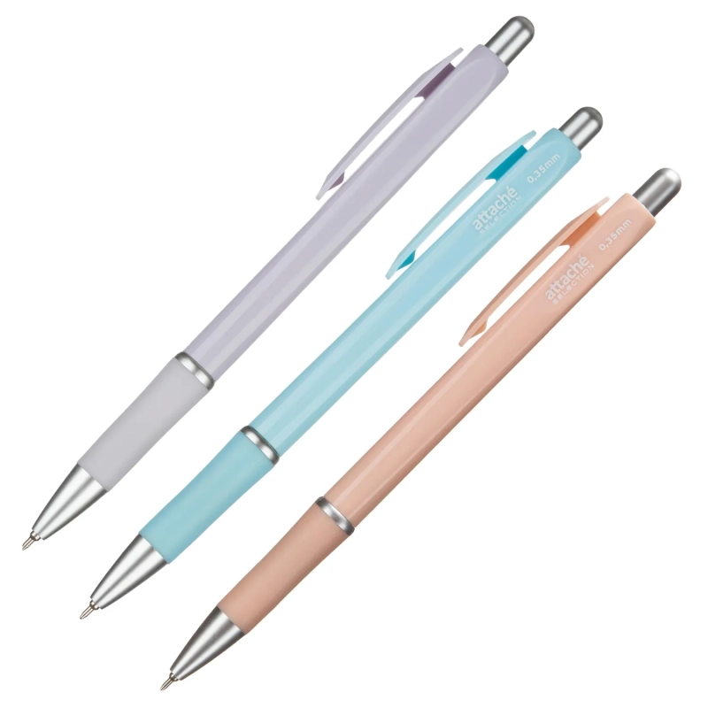 Ручка шариковая автомат. Flora0,35,син,масл,манж,асс