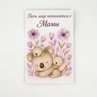 Открытка «Любимой мамуле», 12 х 18 см