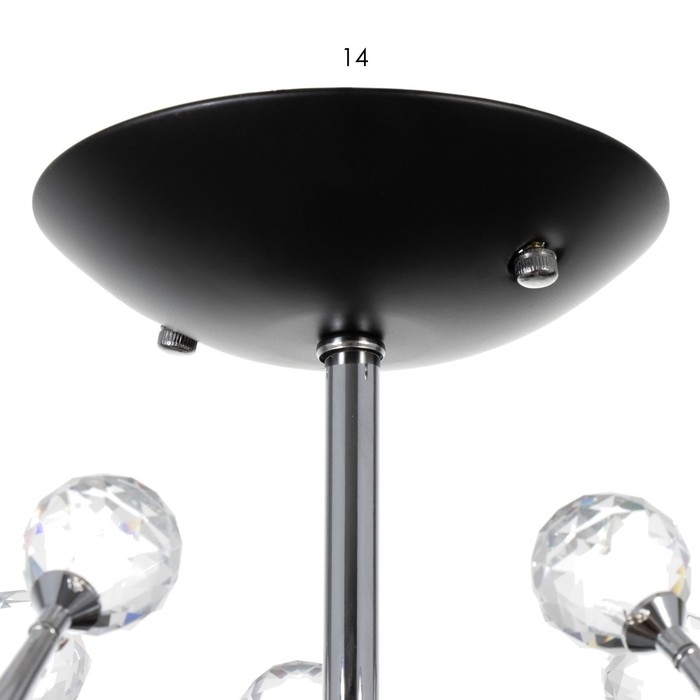 Люстра Люстра "Марианна" 5хЕ27 40Вт черный 69х69х32,5см BayerLux