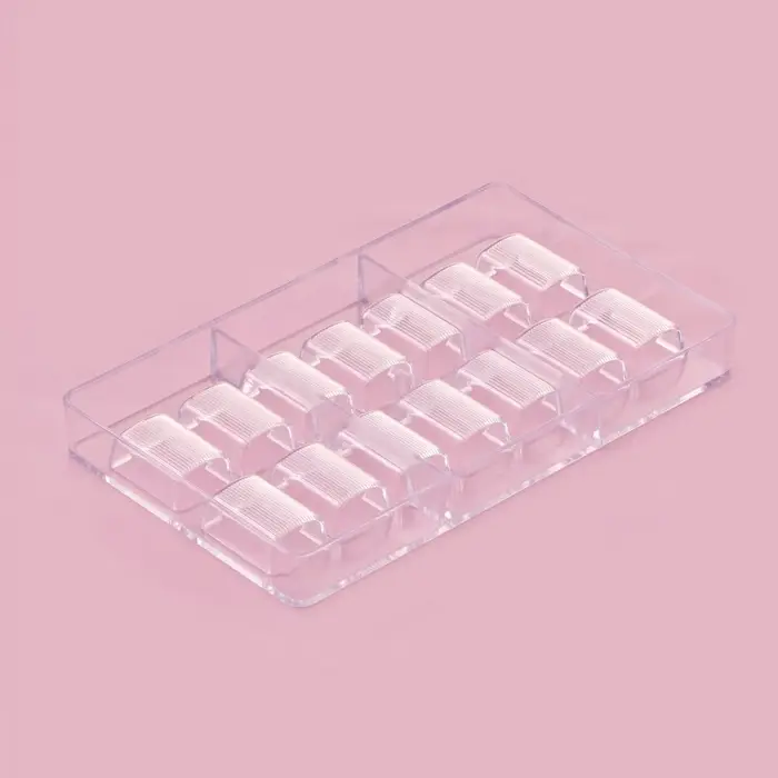 Форма для конфет и шоколада &laquo;Шоколатье&raquo;, 20&times;12&times;2.5 см, 14 ячеек 3.3&times;2.1&times;1.5 см, пластик, прозрачная