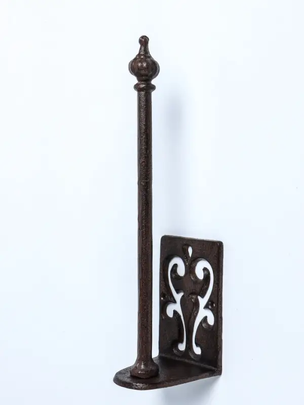 Сувенир чугун держатель д/полотенец "Узор" 10х8х32 см