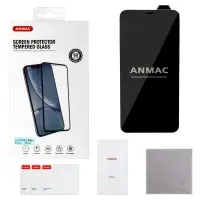 Защитное стекло IPh 11 Pro Max 3D ANMAC черное усиленное  Арт.1137195