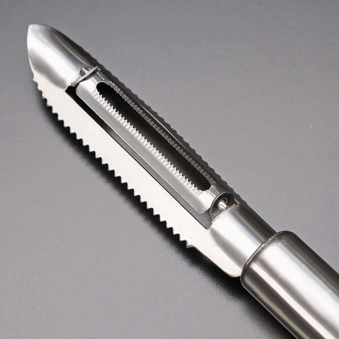 Овощечистка Доляна «Металлик», 21 см Овощечистка Доляна «Металлик», 21 см