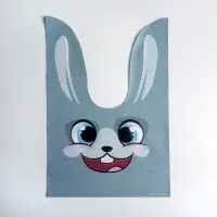 Мешок подарочный «Зайчик», 21 х 16.5 см
