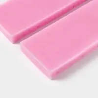 Молд для заливки шоколада &laquo;Цифры с узором&raquo;, 2 шт., 10 ячеек, силикон, 16.6&times;10.5 см, розовый