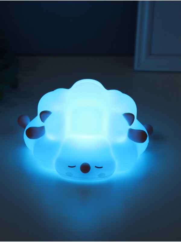 Ночник антистресс  Ночник антистресс "Барашек" 2Вт LED RGB USB 13,8х16,5х8см