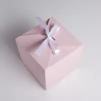 Коробка подарочная складная, упаковка, «Розовая», 12 х 12 х 12 см