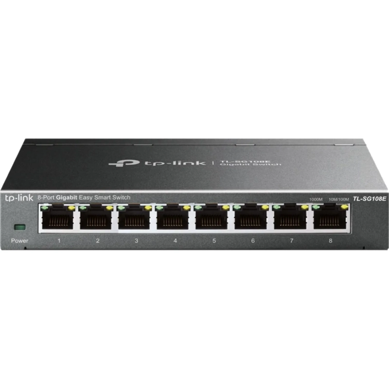Коммутатор TP-Link TL-SG108E (L2) 8x1Гбит/с управляемый