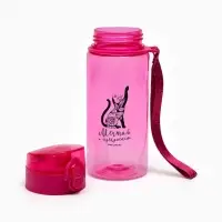 Бутылка для воды пластиковая &laquo;Мечтай&raquo;, 400 мл