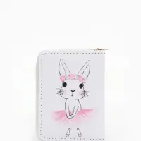 Кошелёк на молнии Выбражулька &laquo;Зайка&raquo;, белый