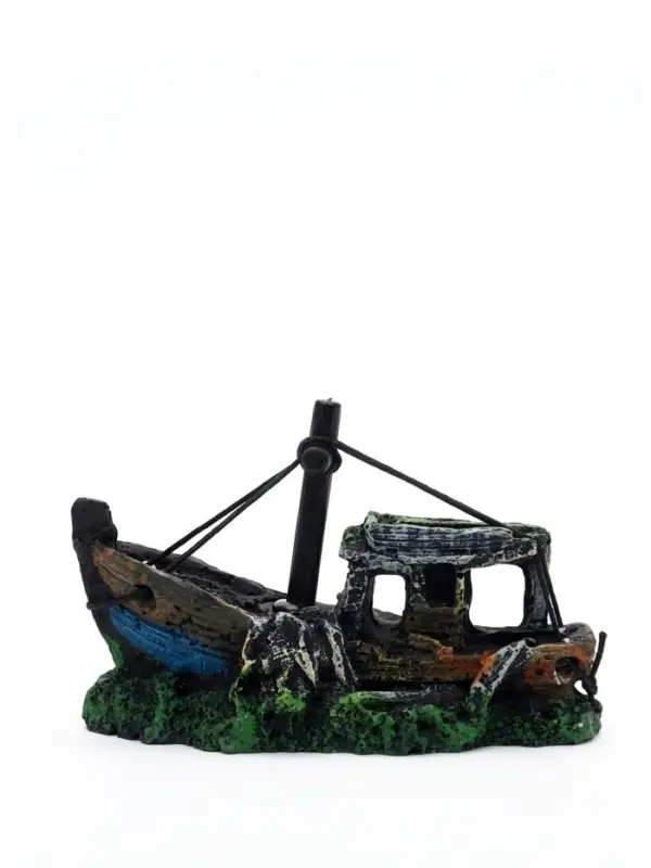 Декор для аквариума &laquo;Корабль с мачтой&raquo;, 12&times;5.5&times;9.5 см