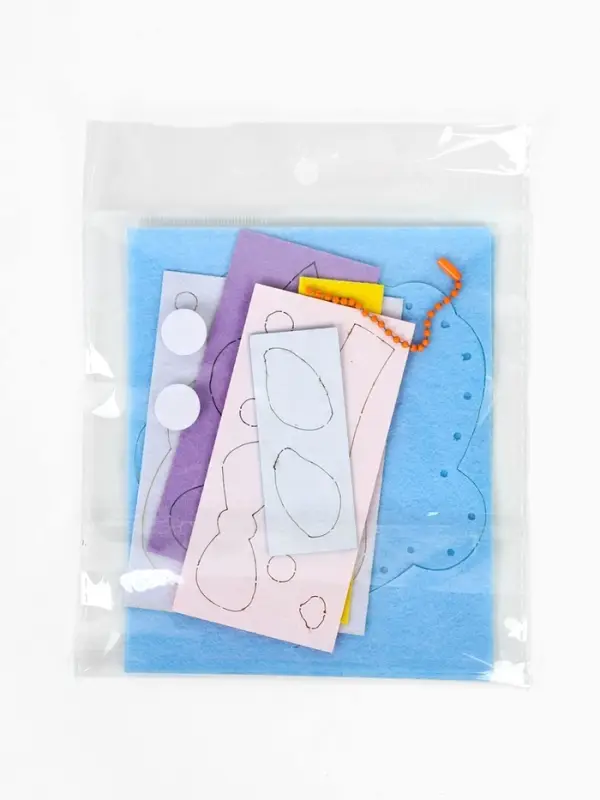 Набор для создания игрушки из фетра "Сладкая компания", набор 6 шт.