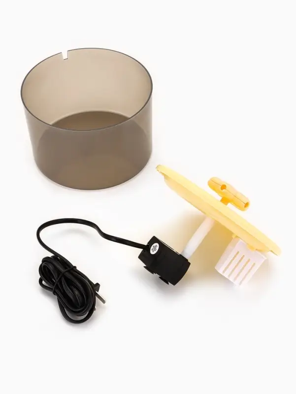 Фонтан для животных с миской, 34×17.5×11.5 см, бежевый Фонтан для животных с миской, 34×17.5×11.5 см, бежевый