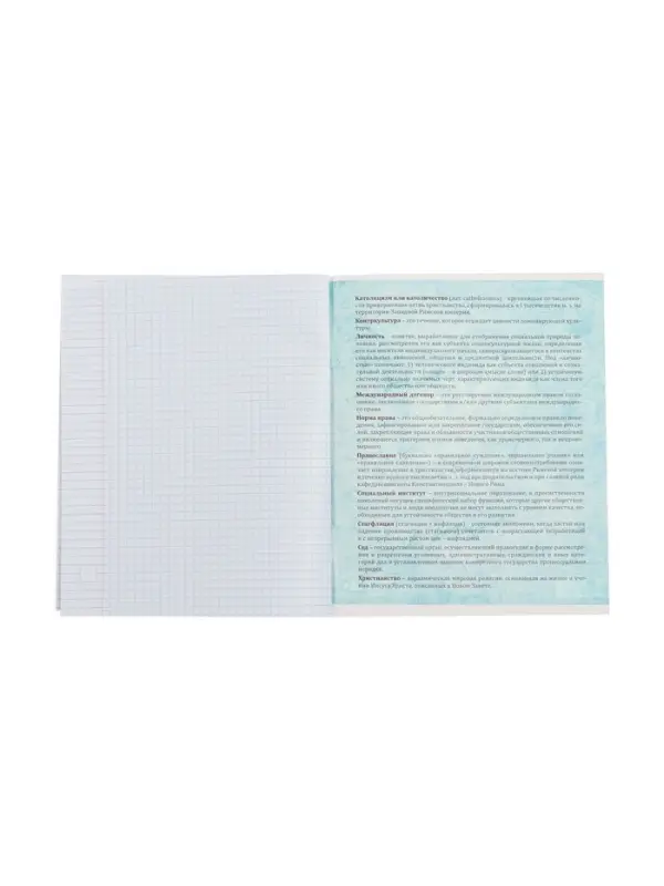 Тетрадь предметная 48 листов в клетку Calligrata, &laquo;Неон. Обществознание&raquo;, со справочным материалом, обложка мелованный картон, УФ-лак, блок офсет