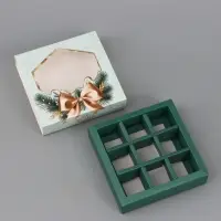 Коробка подарочная для 9 конфет &laquo;Все мечты сбудутся&raquo; 14.5&times;14.5&times;3.5 см
