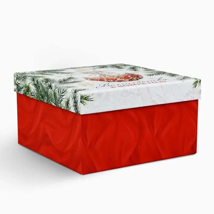 Набор подарочных коробок 3 в 1 &laquo;Счастья в Новом году&raquo;, 18&times;18&times;10 &ndash; 22&times;22&times;12 см