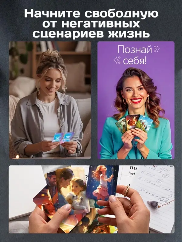 Метафорические ассоциативные карты &laquo;Ответ из глубины&raquo;, 54 карты, 14+