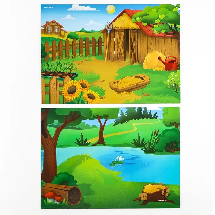 Настольная магнитная игра для малышей &laquo;Животные&raquo;, 28&times;20 см