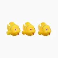 Новогодний набор игрушек для ванны, 6 шт, с пищалкой, Крошка Я