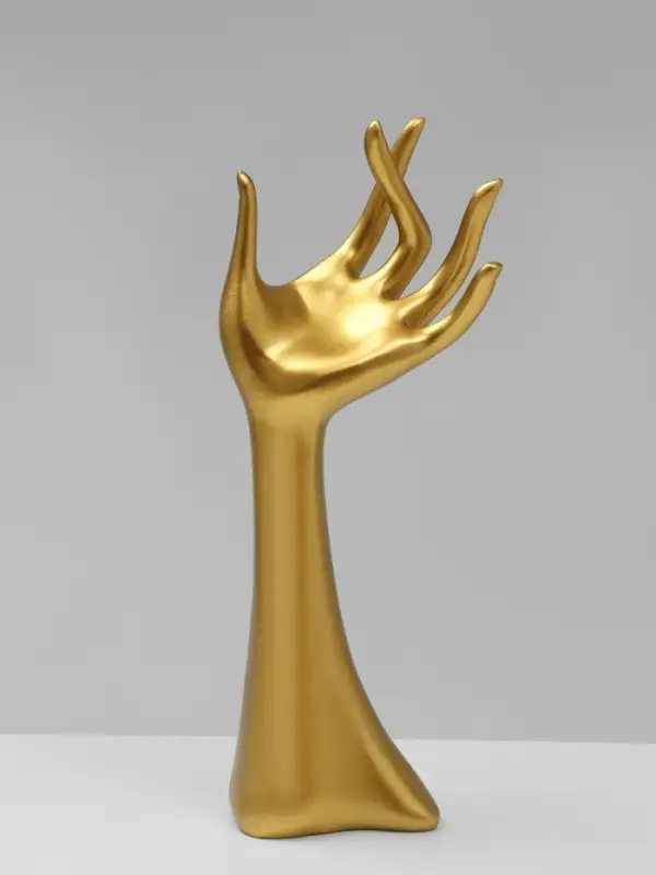 Подставка для украшений QF &laquo;Рука&raquo;, 9.5&times;7&times;24, цвет золото