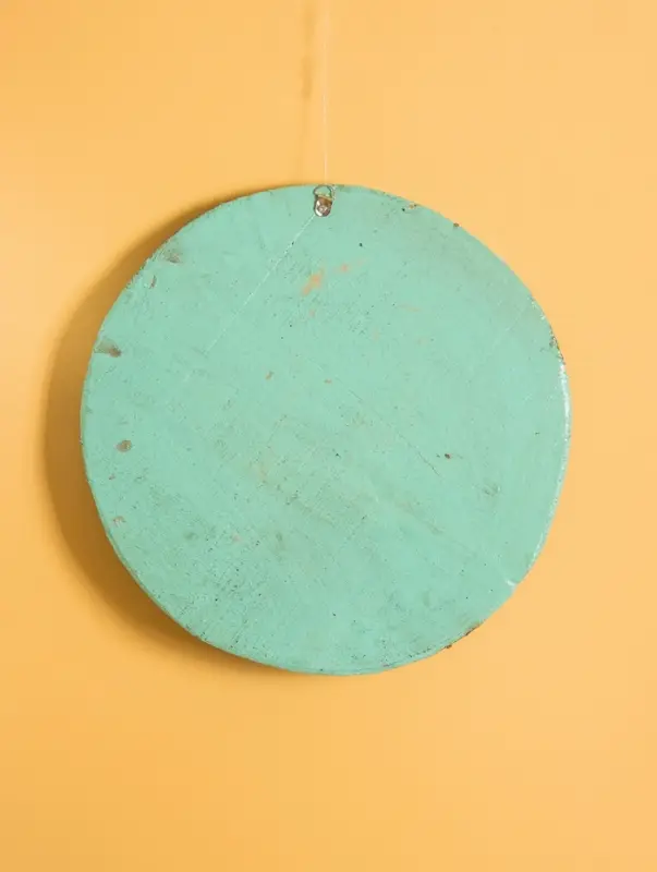 Панно  Панно " Мандала" дерево, 30х30х2 см, цв. бирюзовый