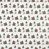 Бумага упаковочная глянцевая &laquo;С Новым годом и Рождеством&raquo;, 70&times;100 см