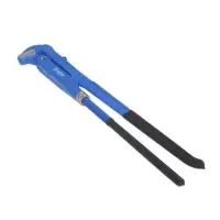 Ключ трубный рычажный ТУНДРА, плоский зажим 90&deg;, раскрытие до 50 мм, №2, 1 1/2"