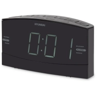 Радиобудильник H-RCL238 черный LCD подсв белая часы цифровые