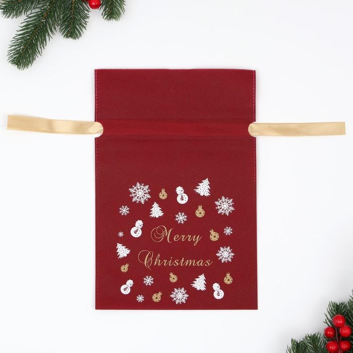 Новый год. Мешок подарочный Новый год. Мешок подарочный "Вихрь удачи", 20 x 30 см