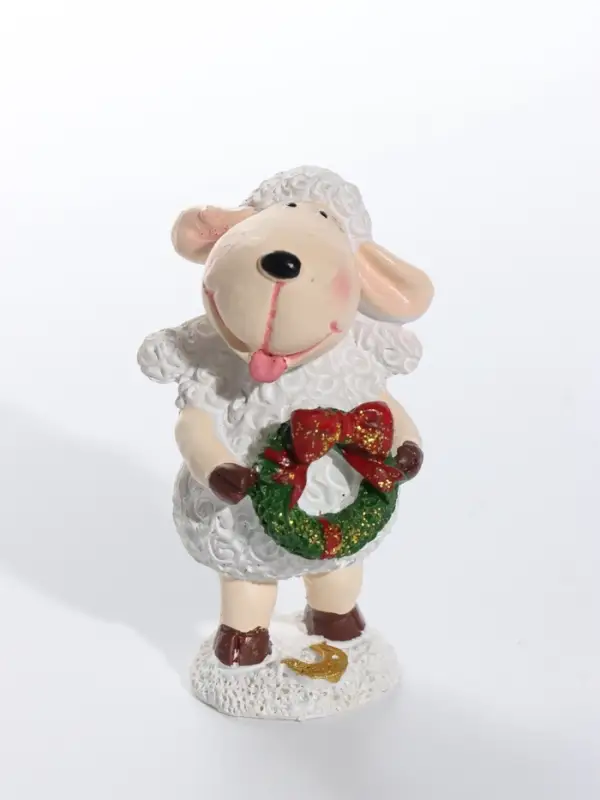 Фигурка полистоун &laquo;Овечка Бяша&raquo;, 4.5&times;4&times;8 см, МИКС