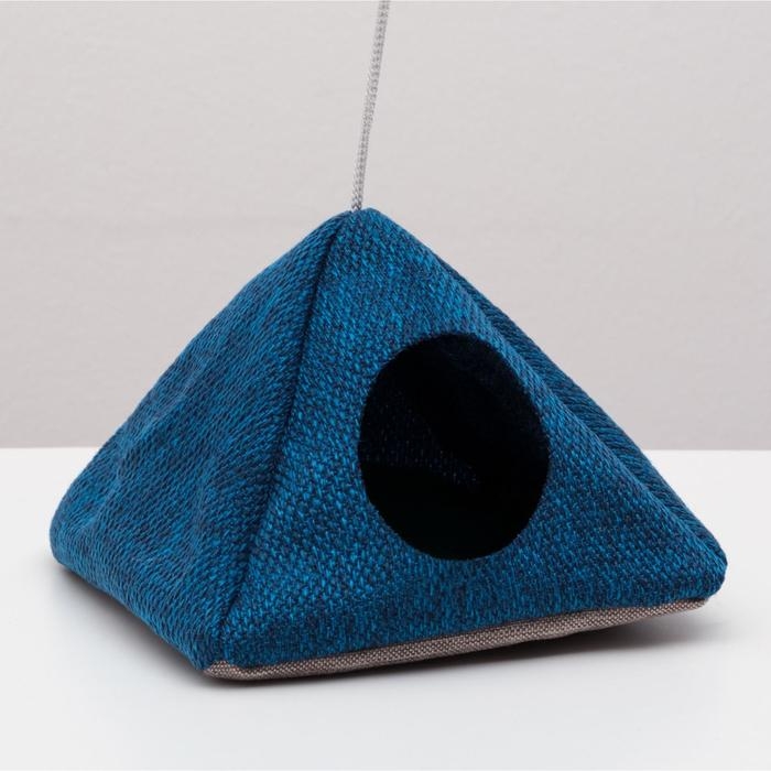 Подвесной домик для грызунов  Подвесной домик для грызунов "Юрта", мебельная ткань ,флис, 20 х 20 см, микс цветов