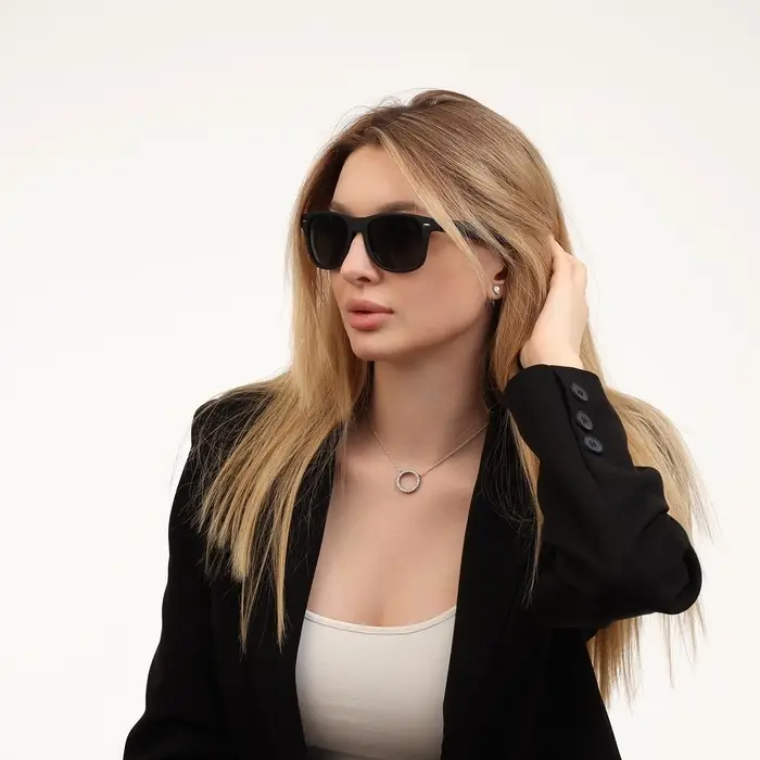 Очки солнцезащитные OneSun, uv 400, дужка 13.8 см, ширина 14.5 см, линза 4.3&times;5.5 см, флекс