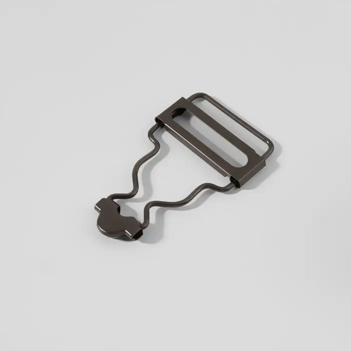 Застёжка для комбинезона, 27 мм, 10 шт., цвет чёрный никель Застёжка для комбинезона, 27 мм, 10 шт., цвет чёрный никель