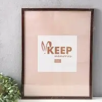 Фоторамка для фото 35&times;45 см Keep memories, Elysian, пластик, красное дерево с золотом