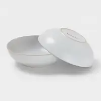 Тарелки Доляна &laquo;Ваниль&raquo;, 18 предметов: 6 тарелок d=19 см, 6 тарелок d=27 см, 6 мисок d=19 см, керамика, белые