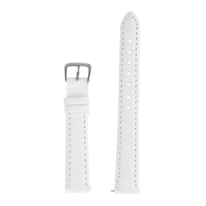 Ремешок для часов Ремешок для часов "Соломон", 14 мм, натуральная кожа, l-18 см, белый