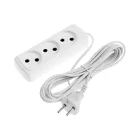 Удлинитель СТАРТ УХ6-103, 3 розетки, 5 м, 6 А, ШВВП, с заземлением, белый