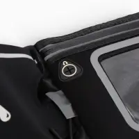 Сумка поясная туристическая, влагозащитная, 52&times;13 см, черная