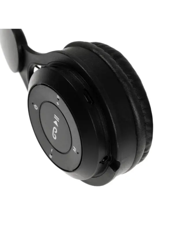 Наушники детские, беспроводные, накладные, с ушками зайца, Y08R, Bluetooth 5.1, с микрофоном, с подсветкой, 400 мАч, чёрные