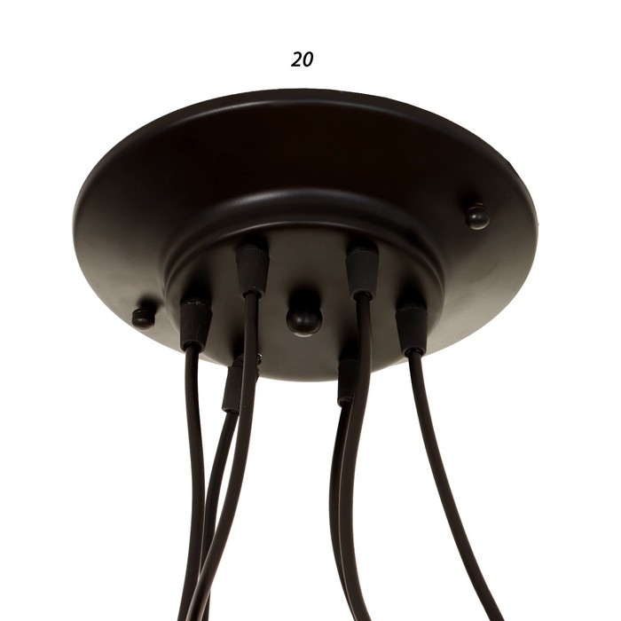 Светильник Светильник "Паук" черный 6x40Вт E27 черный BayerLux