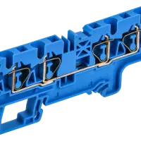 ARMAFIX Клемма пружинная CX4-4 BU 4мм2 четырехконтактная синяя IEK