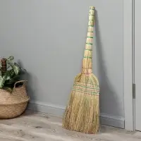 Веник 3-х лучевой 6-ти прошивной &laquo;Сорго&raquo;, 400 г, 95 см, нить