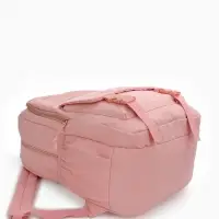 Рюкзак школьный на молнии, с карманами, с принтом, размер 30&times;13&times;44 см, розовый