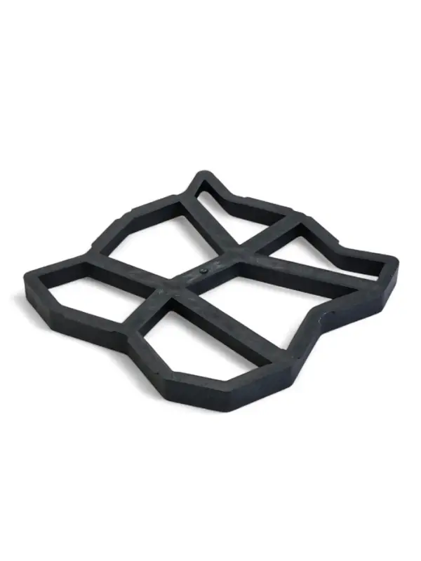 Форма для садовой дорожки, 42&times;42&times;4 см, чёрная