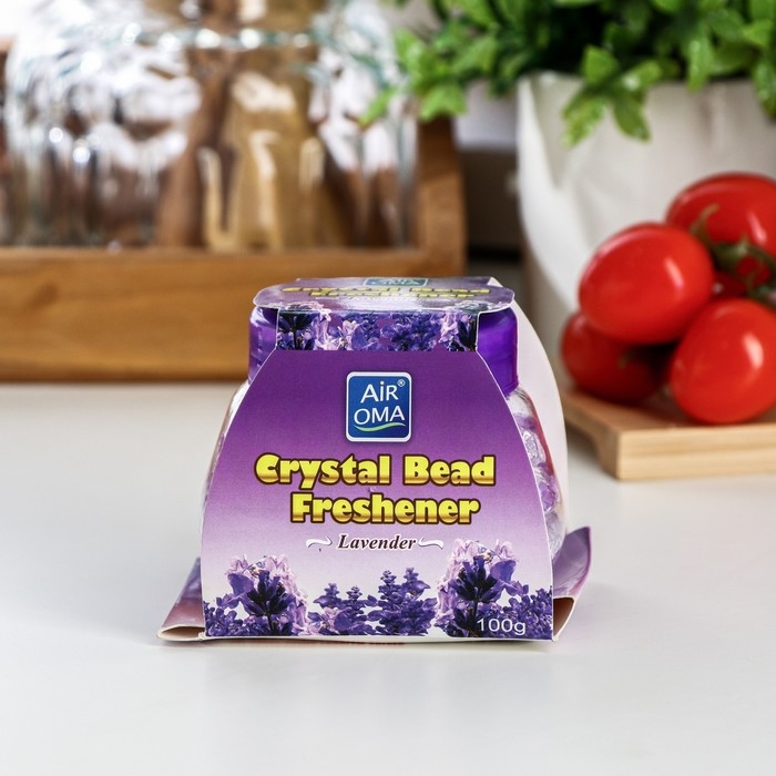 Арома-поглотитель запаха, гелевый, с ароматом лаванды, 100 г Арома-поглотитель запаха, гелевый, с ароматом лаванды, 100 г