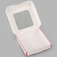 Коробка подарочная самосборная с окном &laquo;Для тебя&raquo;, 13&times;13&times;3 см