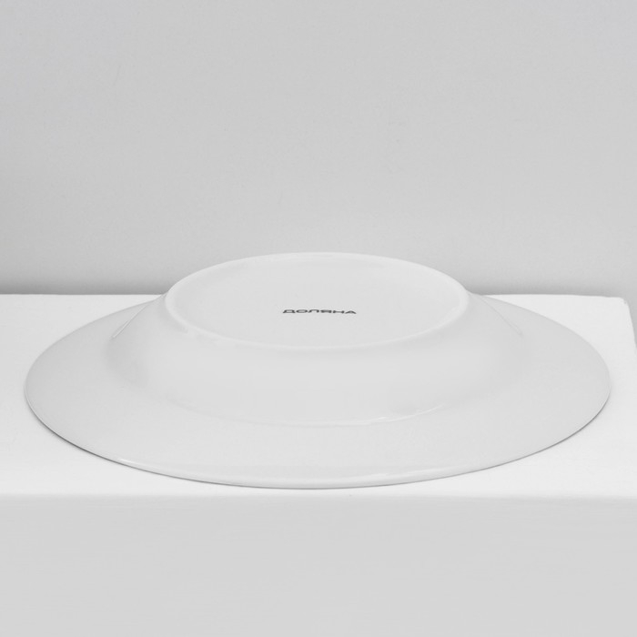 Набор тарелок фарфоровых Доляна «Малахитовая шкатулка», 18 предметов: 6 тарелок d=20 см, 6 тарелок d=25 см, 6 тарелок глубоких 340 мл Набор тарелок фарфоровых Доляна «Малахитовая шкатулка», 18 предметов: 6 тарелок d=20 см, 6 тарелок d=25 см, 6 тарелок глубоких 340 мл